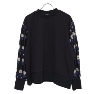 marble SUD トップス 02GF071029 spray mum コンビプルオーバー