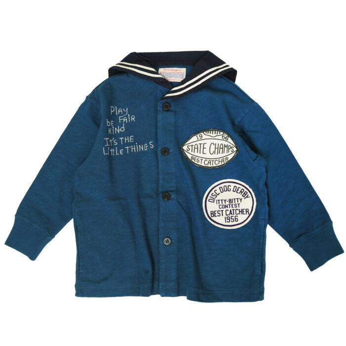 DENIM DUNGAREE トップス 22680417 テンジク セーラー カーディガン