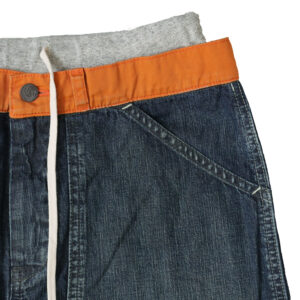 DENIM DUNGAREE ボトムス 22680603 8OZデニムレイヤード パンツ