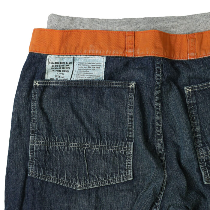 DENIM DUNGAREE ボトムス 22680603 8OZデニムレイヤード パンツ