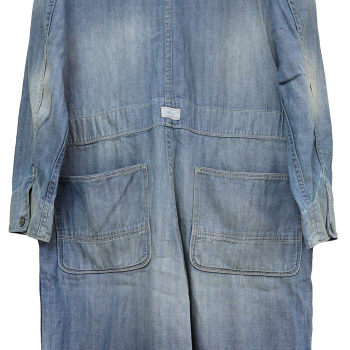 DENIM DUNGAREE ボトムス 22681790 ヘリンボーン SNOOPY ツナギ