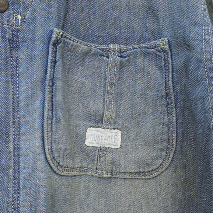 DENIM DUNGAREE ボトムス 22681790 ヘリンボーン SNOOPY ツナギ