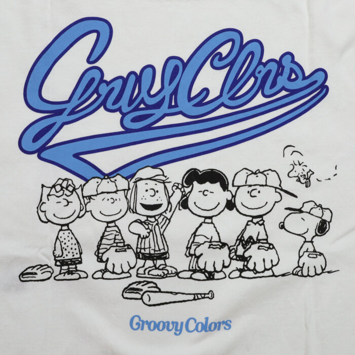 GROOVY COLORS トップス 42681470 テンジク SNOOPY BASEBALL 長袖 Tシャツ