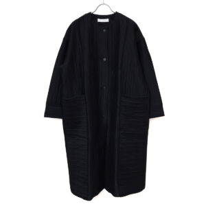 evam eva アウター E263T116 quilting long jacket
