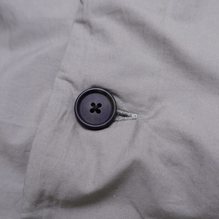 maison de soil アウター MDSH26522 PADDED 60sORGANIC POPLIN PLAIN REGULAR COLLAR OVER CORT