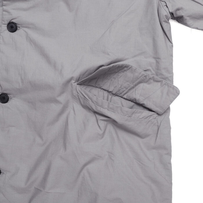 maison de soil アウター MDSH26522 PADDED 60sORGANIC POPLIN PLAIN REGULAR COLLAR OVER CORT