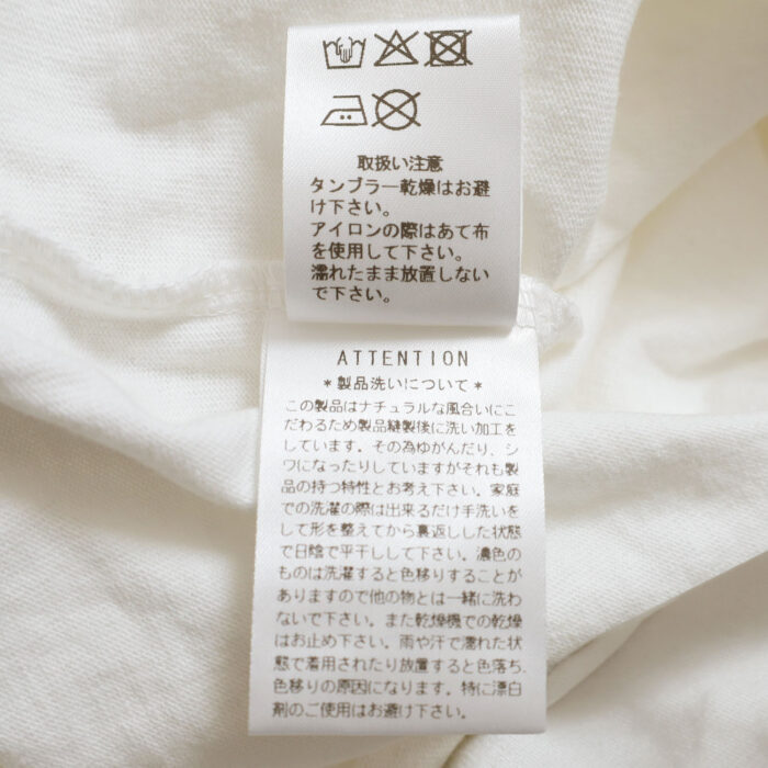 prit トップス P90715 7/1空紡天竺×ラフドットプリント フレームロングＴシャツ