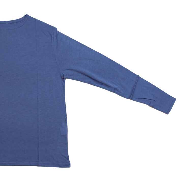 meri ja kuu トップス me-24200 flow cotton silk ロングスリーブT
