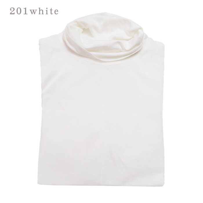 meri ja kuu トップス me-24202 flow cotton silk タートルネック