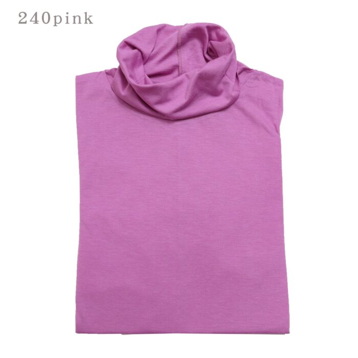 meri ja kuu トップス me-24202 flow cotton silk タートルネック