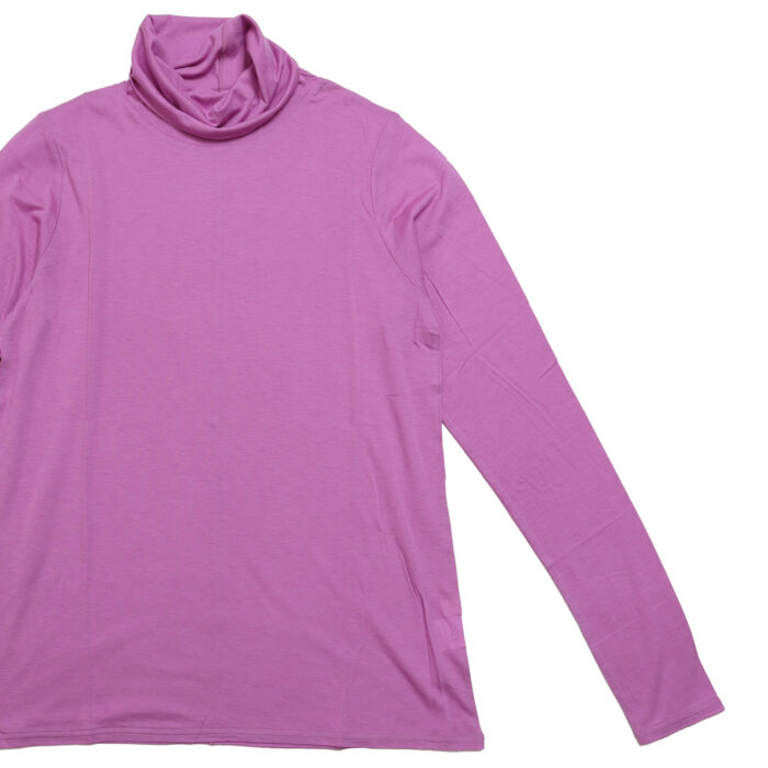 meri ja kuu トップス me-24202 flow cotton silk タートルネック