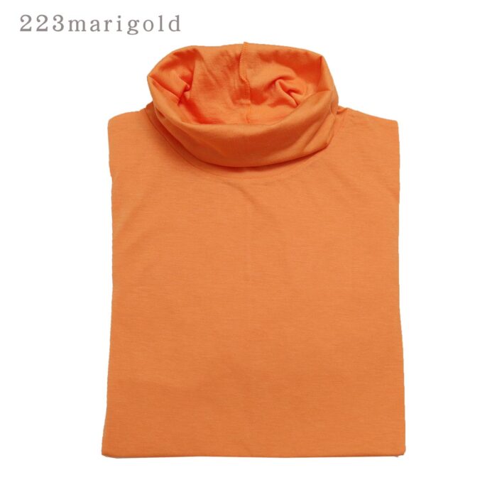meri ja kuu トップス me-24202 flow cotton silk タートルネック