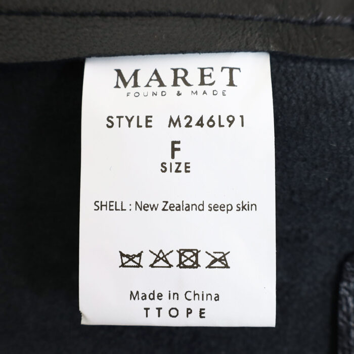 MARET グッズ M246L91 レザーワークエプロン