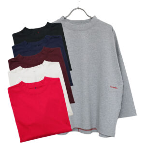 快晴堂 トップス 63C-38 Girl's-Tシャツ スタンド衿七分袖Tシャツ