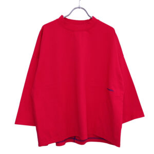 快晴堂 トップス 63C-38 Girl's-Tシャツ スタンド衿七分袖Tシャツ