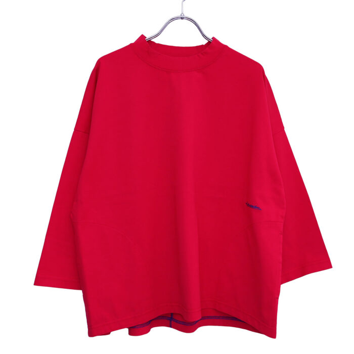 快晴堂 トップス 63C-38 Girl's-Tシャツ スタンド衿七分袖Tシャツ