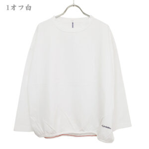 快晴堂 トップス 63C-40 Girl's-Tシャツ 裾ギャザー長袖Tシャツ