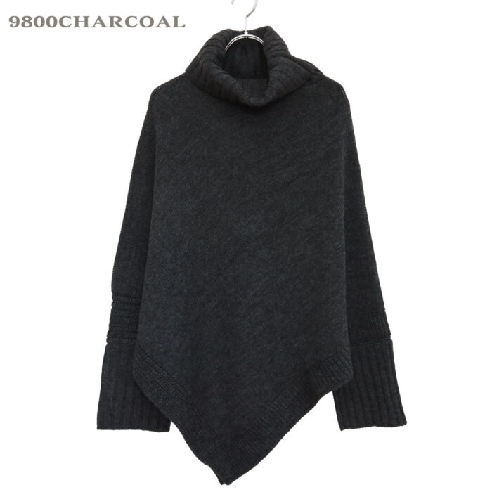 SOIL ニット・セーター BNSL2671 POLO NECK PONCHO