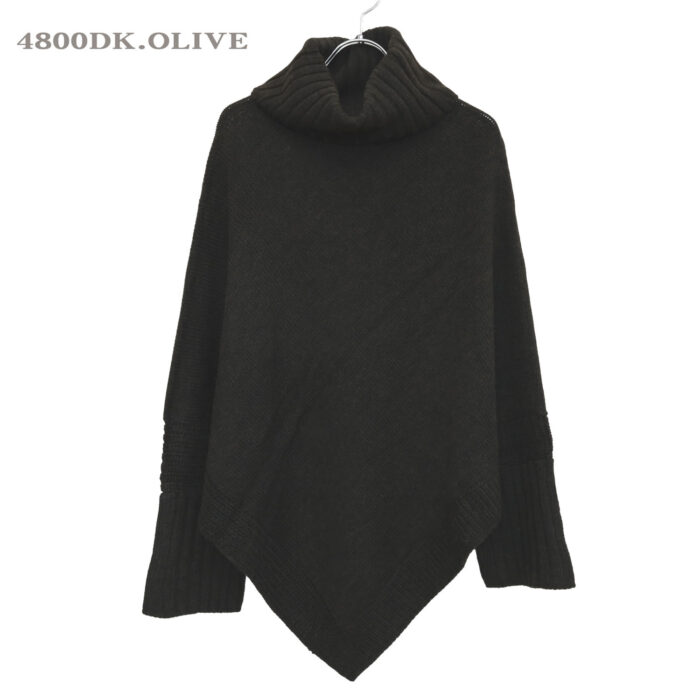 SOIL ニット・セーター BNSL2671 POLO NECK PONCHO