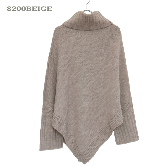 SOIL ニット・セーター BNSL2671 POLO NECK PONCHO