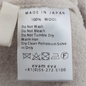 evam eva ボトムス E263K095 press wool cropped pants