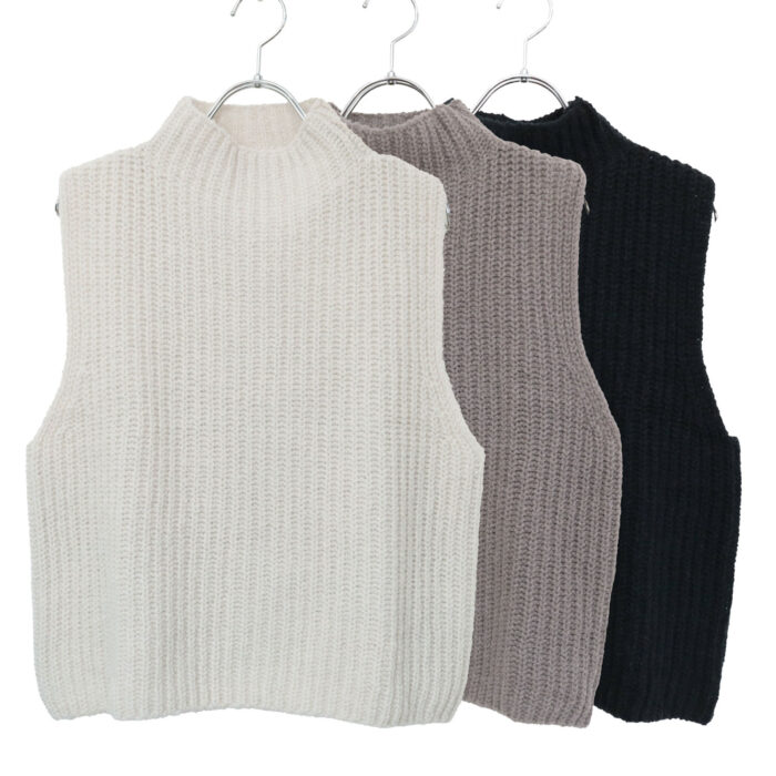 evam eva トップス E263K106 renew-wool vest