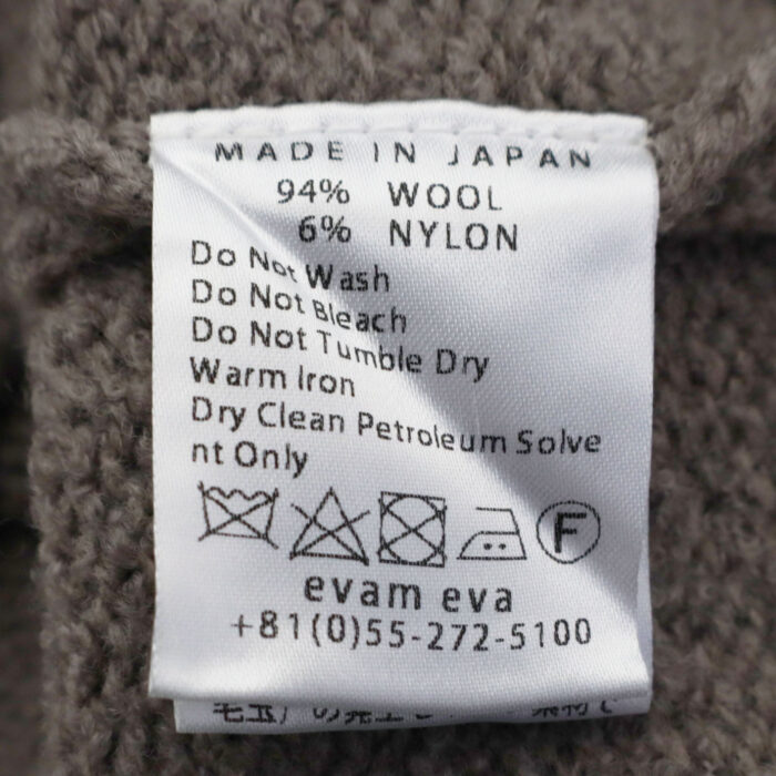 evam eva ニット・セーター E263K107 renew-wool pullover