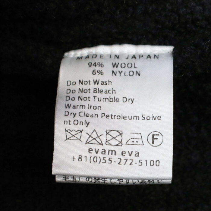 evam eva ニット・セーター E263K108 renew-wool pullover