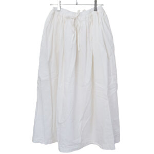 ARMEN ボトムス INAM2654PD 40s POPLIN OVERDYE EASY GATHERED SKIRT