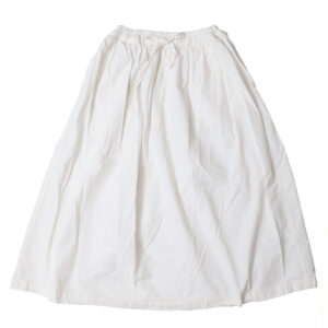 ARMEN ボトムス INAM2654PD 40s POPLIN OVERDYE EASY GATHERED SKIRT