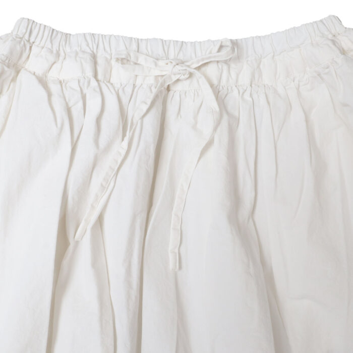 ARMEN ボトムス INAM2654PD 40s POPLIN OVERDYE EASY GATHERED SKIRT
