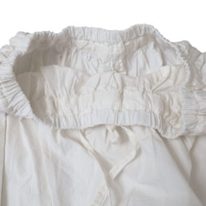ARMEN ボトムス INAM2654PD 40s POPLIN OVERDYE EASY GATHERED SKIRT