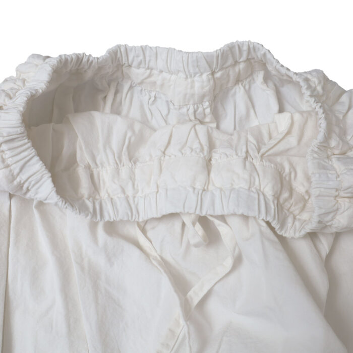ARMEN ボトムス INAM2654PD 40s POPLIN OVERDYE EASY GATHERED SKIRT