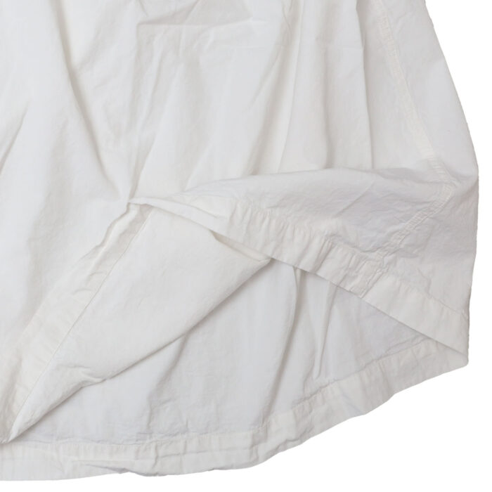ARMEN ボトムス INAM2654PD 40s POPLIN OVERDYE EASY GATHERED SKIRT