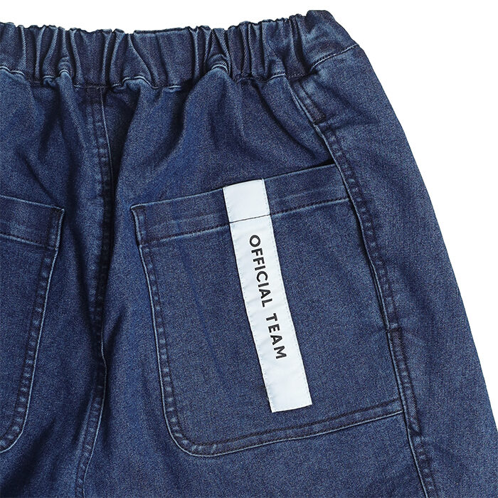 最大72％オフ！ 子供服 デニム ジーパン ロングパンツ ストレッチ オフィシャルチーム デニムワイドタックパンツ 1222536  www.southriverlandscapes.com