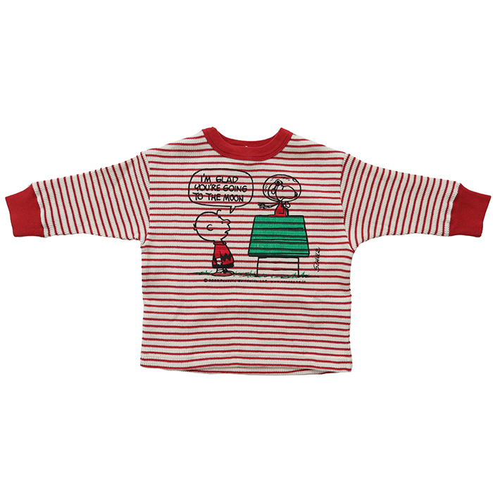 DENIMDUNGAREE ボーダーサーマルSNOOPY SPACE T 120