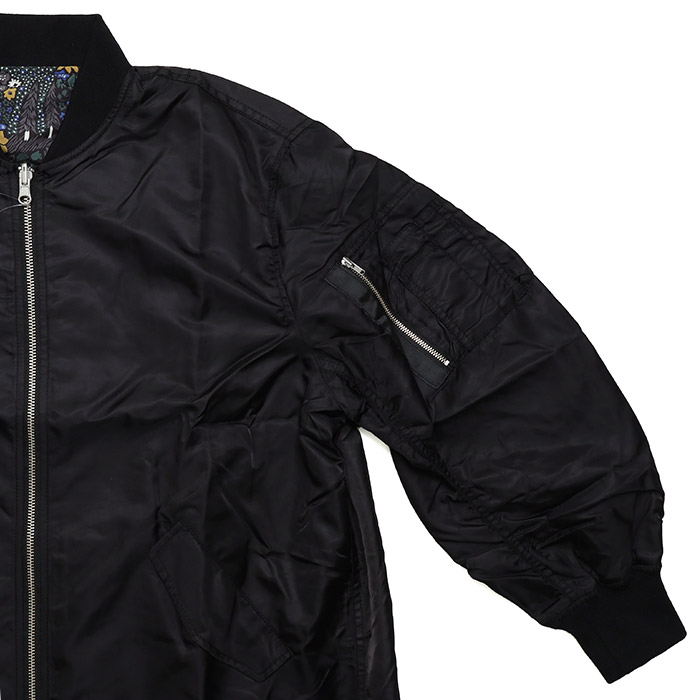 06DF006191 ナイロンツイル BIG MA-1 02BLACK | D-ARMS ONLINE SHOP