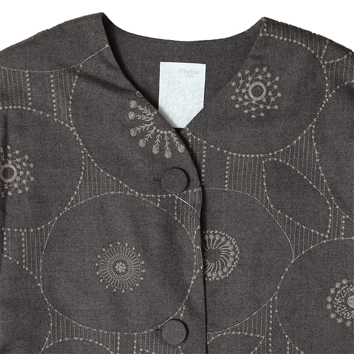 06DA074032 わらい 裏キルティングJK GREY | D-ARMS ONLINE SHOP