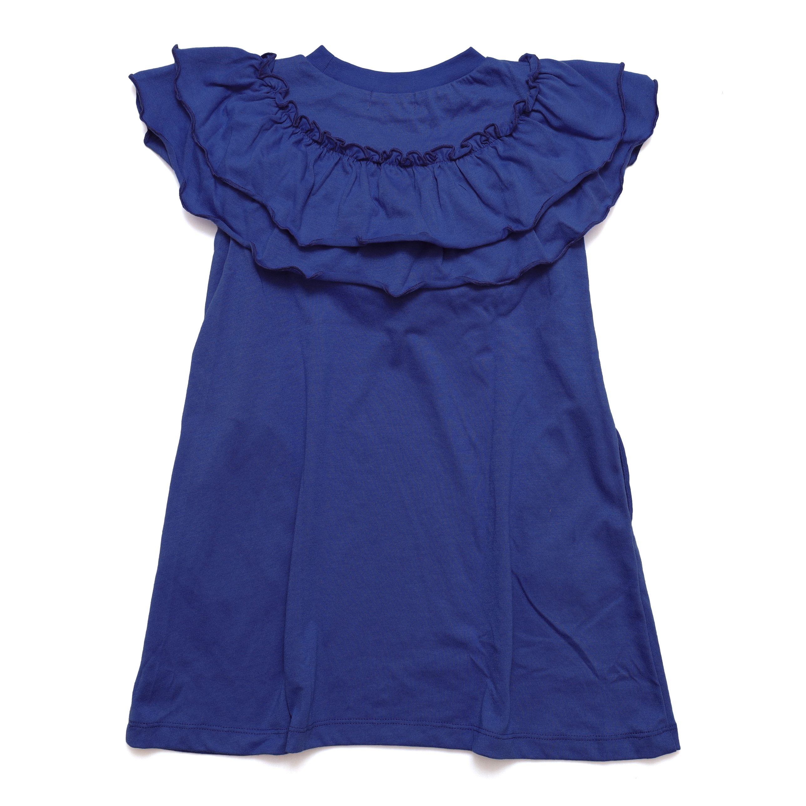 3124216 フリルワンピース BLUE | NEEDLE WORKS