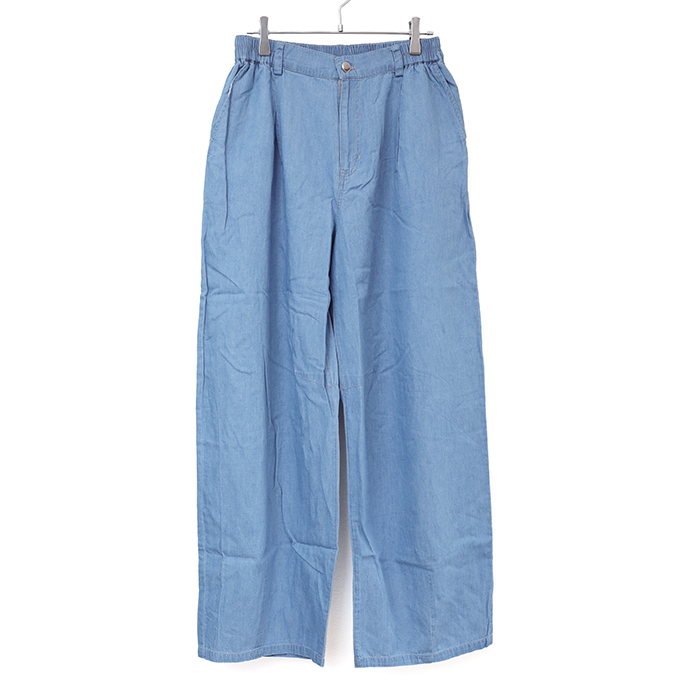 07EM071126 綿麻デニム カーブパンツ 51L.BLUE | D-ARMS ONLINE SHOP